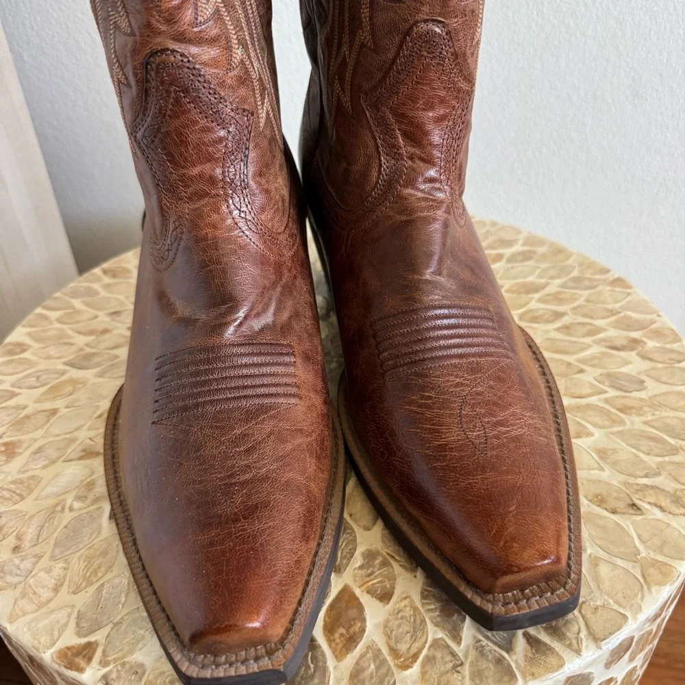 New Ariat Men’s Square Toe Western Cowboy Boots size 9D - Picture 9 of 14